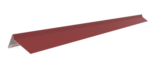 Планка торцевая Shinglas ТН (ПЛ-RAL8014) 2000х100х25х130х15мм